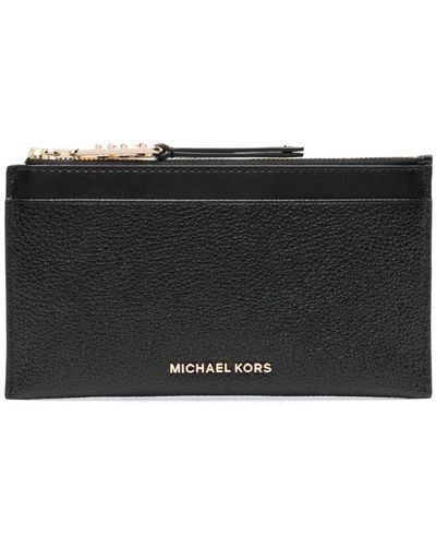 Michael Kors Lg Zipper Card Case Accessories - Black
