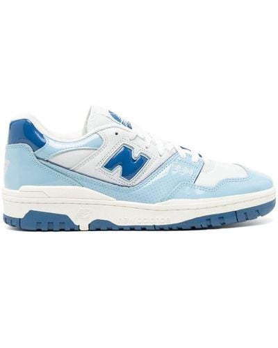 New Balance 550 Panelled Trainers - Blue