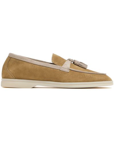 SCAROSSO Leandra leather loafers - Mehrfarbig