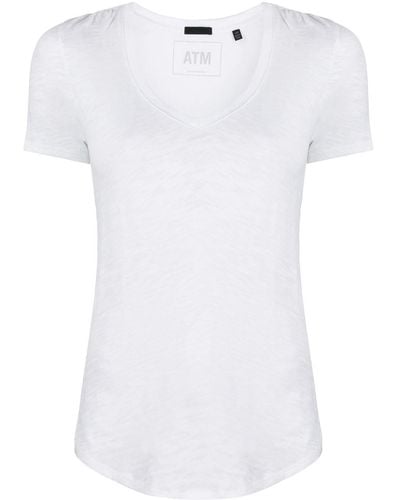 ATM Short-sleeve Fitted T-shirt - White
