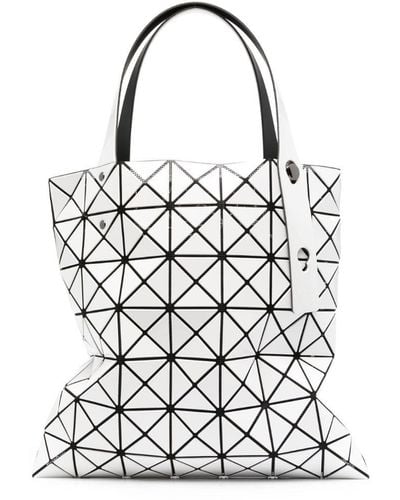 Bao Bao Issey Miyake Geometric-panelled Tote Bag - White