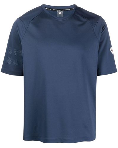 Rossignol T-shirt à patch logo - Bleu
