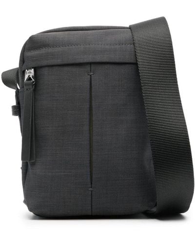 Paul Smith Logo-patch Messenger Bag - Black