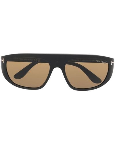 Tom Ford Rectangle-frame Sunglasses - Brown