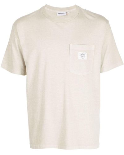 Chocoolate T-shirt en coton à patch logo - Blanc