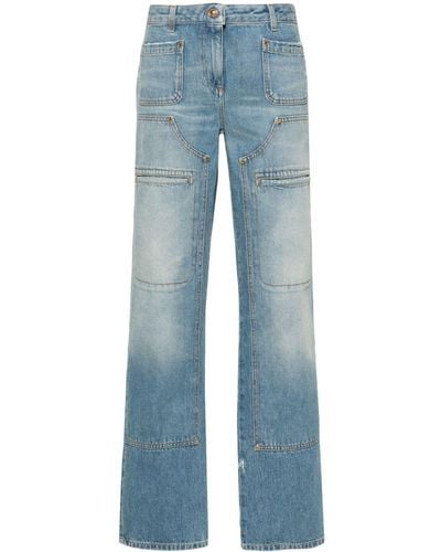 Palm Angels Straight Jeans - Blauw