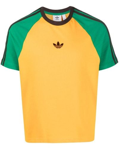 adidas X Wales Bonner Organic-cotton T-shirt - Yellow