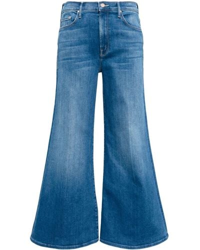 Mother Jeans svasati The Twister Ankle - Blu