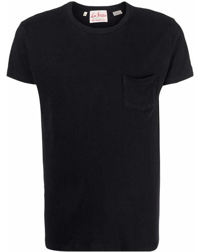 Levi's T-shirt à poche poitrine - Noir