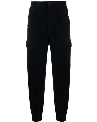 Tommy Hilfiger Corduroy Tapered Cargo Pants - Black