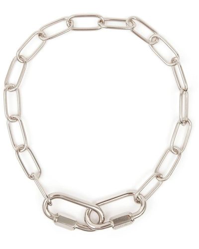 MM6 by Maison Martin Margiela Chain-link Necklace - White