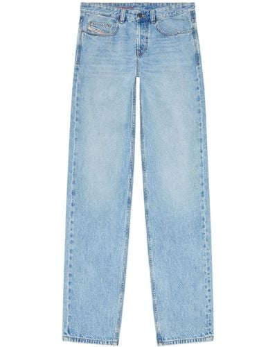 DIESEL 2001 D-Macro Straight-Leg-Jeans - Blau