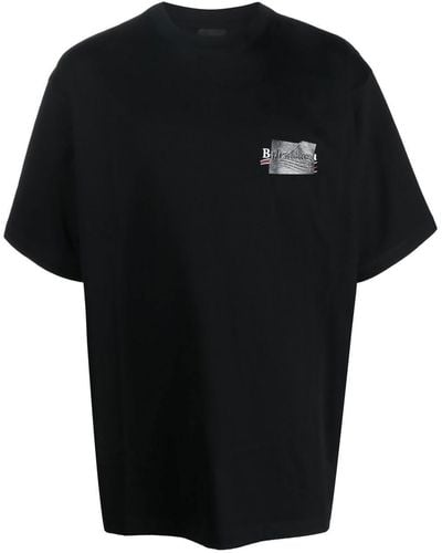 Balenciaga Gaffer Katoenen T-shirt - Zwart