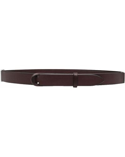 Orciani Concealed Leather Belt - Brown