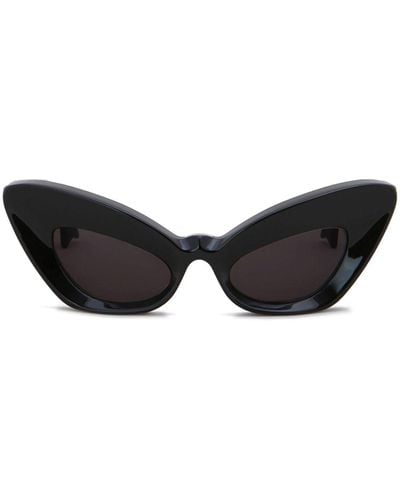 Marni Sonnenbrille mit Cat-Eye-Gestell - Schwarz