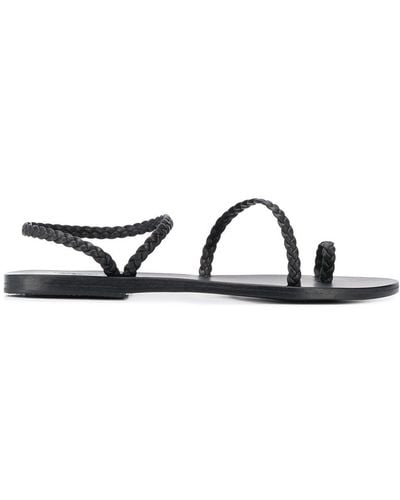 Ancient Greek Sandals Sandalias Eleftheria - Negro