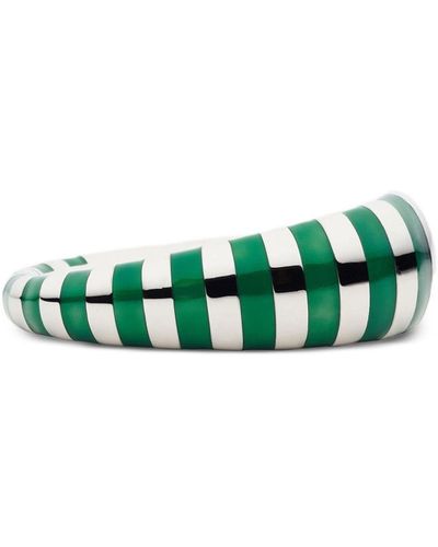 Ferragamo Gestreepte Armband - Groen