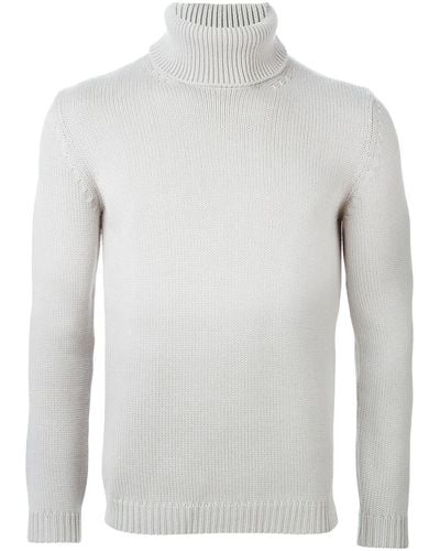 Roberto Collina Roll Neck Sweater - Gray