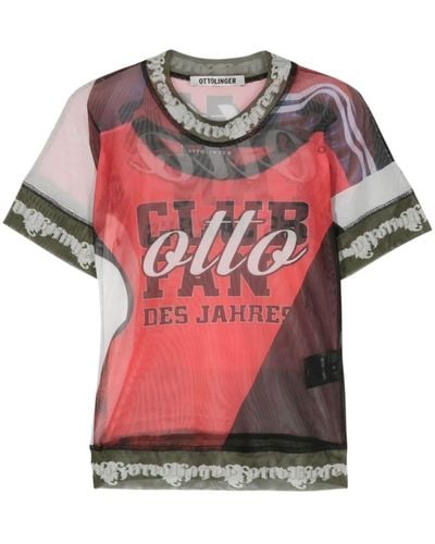 OTTOLINGER Cropped-Top mit Print - Rot