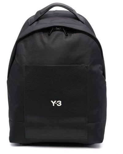 Y-3 Lux ロゴ バックパック - ブラック