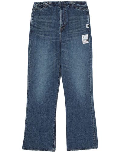 Maison Mihara Yasuhiro Ruimvallende Jeans - Blauw