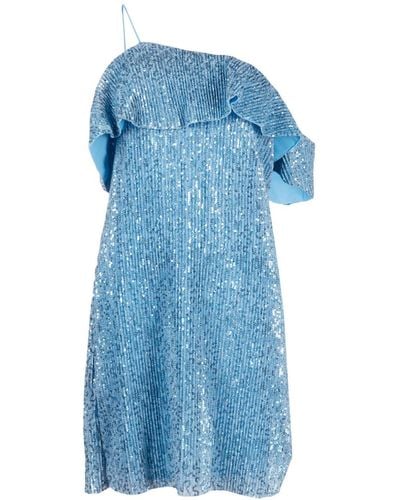 Stine Goya Kenza Sequin-embellished Minidress - Blue