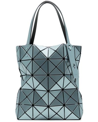 Bao Bao Issey Miyake Lucent Boxy metallic tote bag - Azul