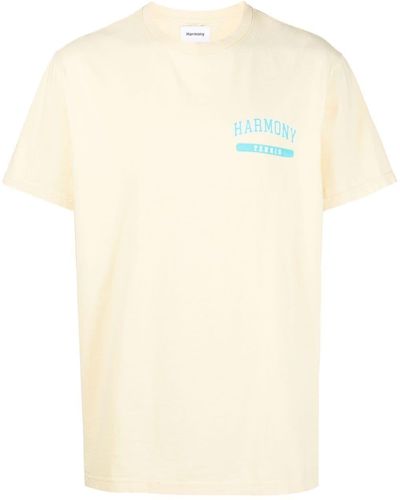 Harmony ロゴ Tシャツ - イエロー