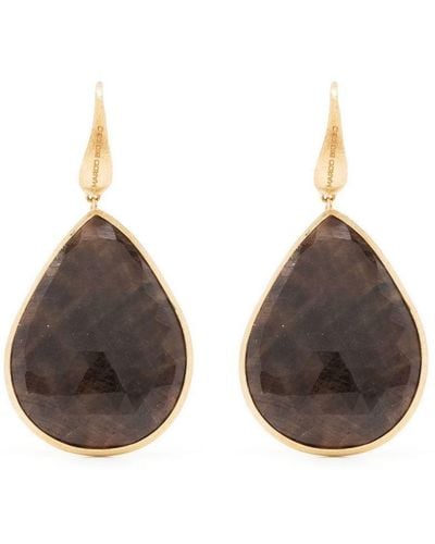 Marco Bicego 18kt Yellow Gold Sapphire Earrings - Brown