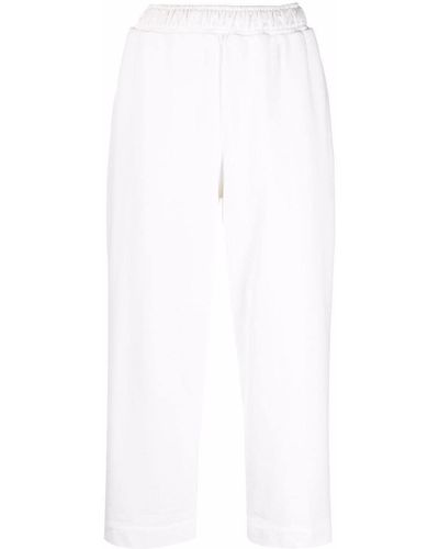 Proenza Schouler Straight-leg Track Trousers - White