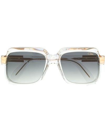 Cazal Oversized Sunglasses - White