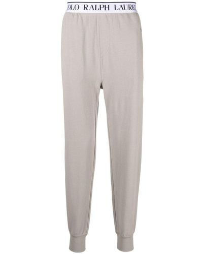 Polo Ralph Lauren Pantalon de pyjama à taille logo - Gris