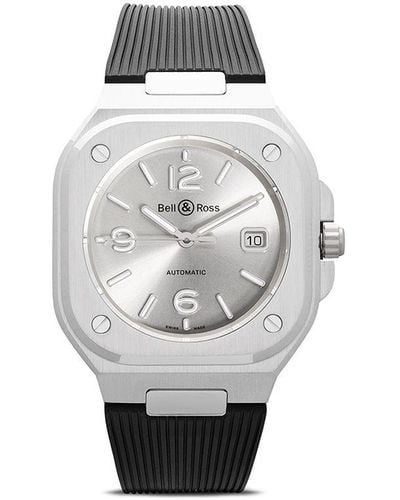 Bell & Ross Br 05 Grey Steel 40mm - White