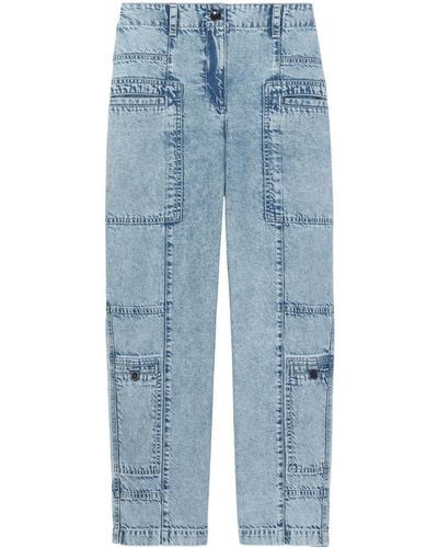 Proenza Schouler Straight Jeans - Blauw