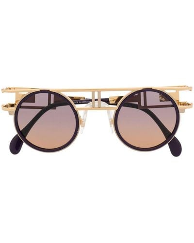 Cazal 6683 Round-frame Sunglasses - Purple