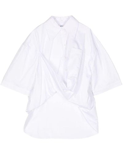 Litkovskaya Prime folded cotton shirt - Blanco