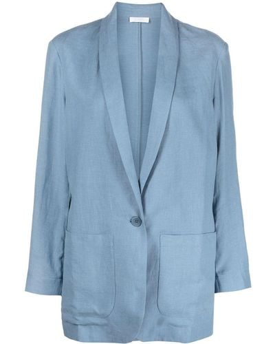 Eres Formidable Single-breasted Blazer - Blue