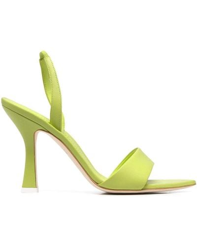 3Juin Pointed-toe 105mm Sandals - Green