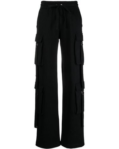 Blumarine Cargohose mit geradem Bein - Schwarz