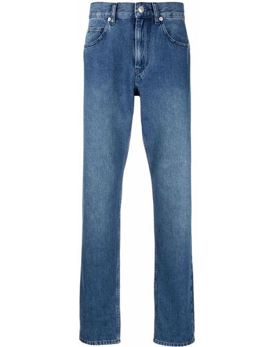 Isabel Marant Halbhohe Slim-Fit-Jeans - Blau
