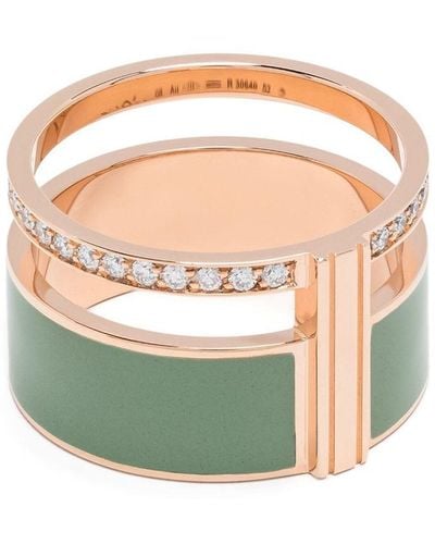 Repossi 18kt Rose Gold Berbere Diamond Ring - Pink