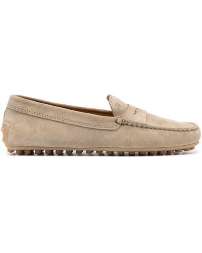 Tod's Gommino Suède Loafers - Bruin