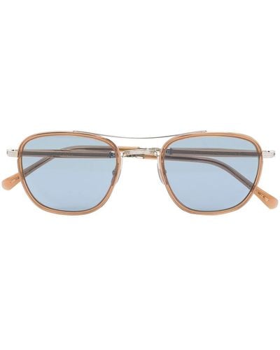 Garrett Leight Tinted Square-frame Sunglasses - Blue
