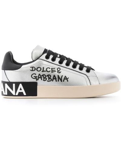 Dolce & Gabbana Metallic Sneakers