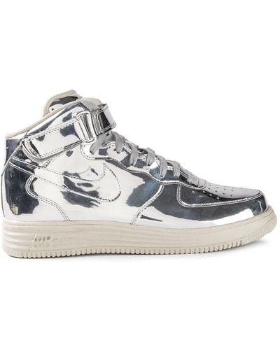 Nike Air Force 1' Mid-top Sneakers - メタリック