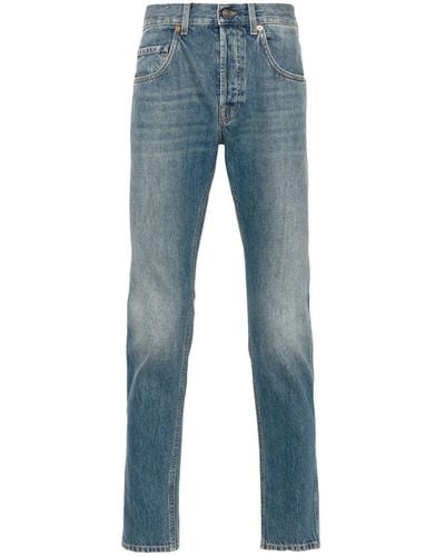 Gucci Jeans Met Toelopende Pijpen - Blauw