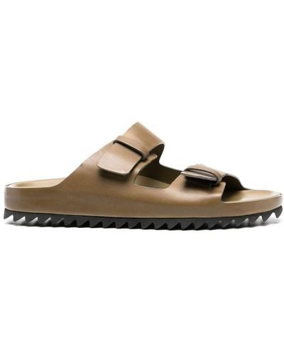 Officine Creative Double-strap Leather Sandals - Brown