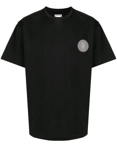 WOOYOUNGMI T-shirt Met Logoprint - Zwart