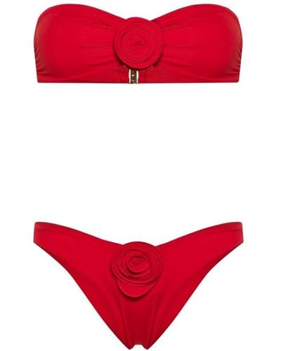 LaRevêche Vesna Bandeau Bikini - Red