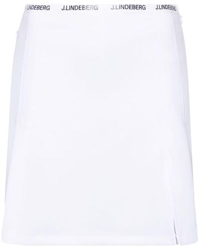 J.Lindeberg Keisha A-line Miniskirt - White
